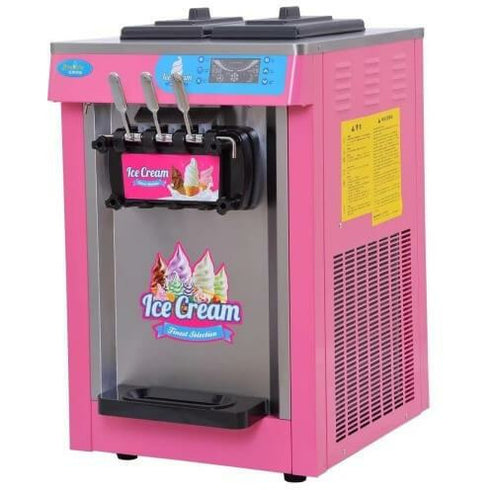 PACIFIC Soft Serve Ice Cream Machine - 2 Flavor + Mix - Table Model
